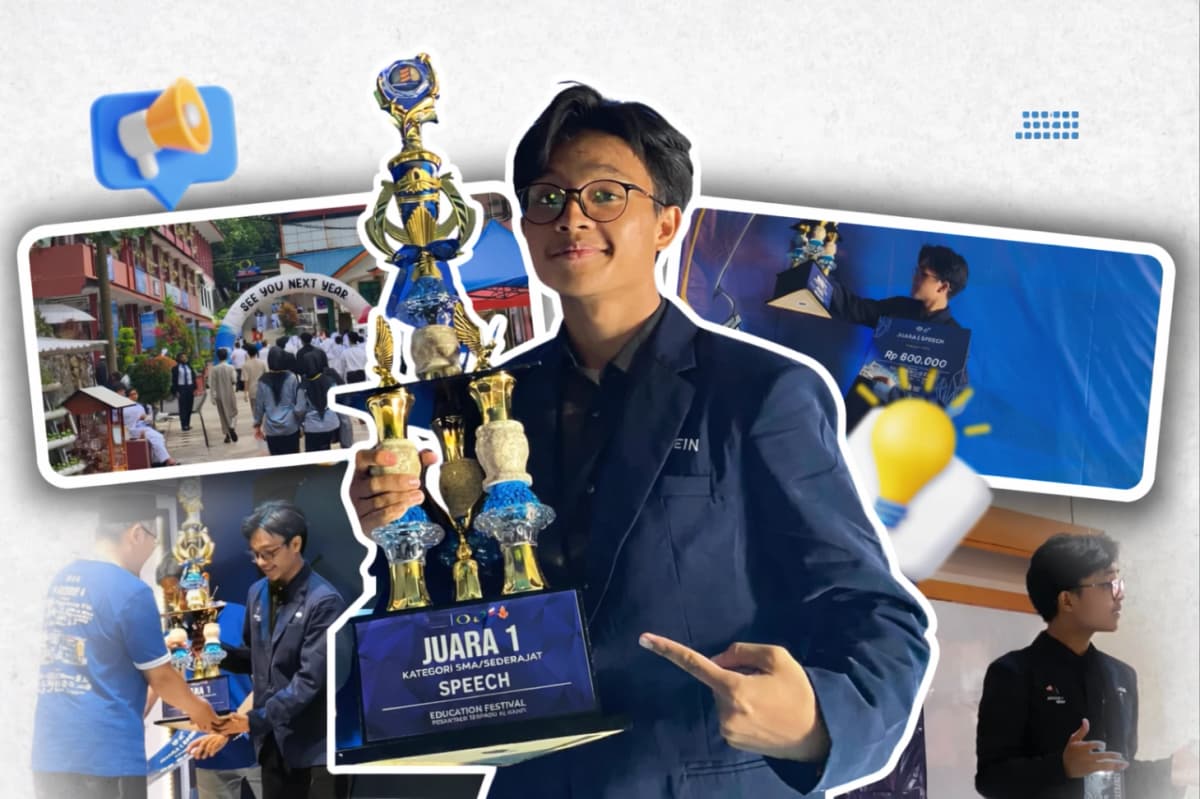 Muhammad Mulky Ayyubi Raih Juara 1 Speech Contest Bahasa Inggris